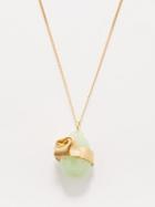 Completedworks - Resin & 18kt Gold-vermeil Necklace - Womens - Green