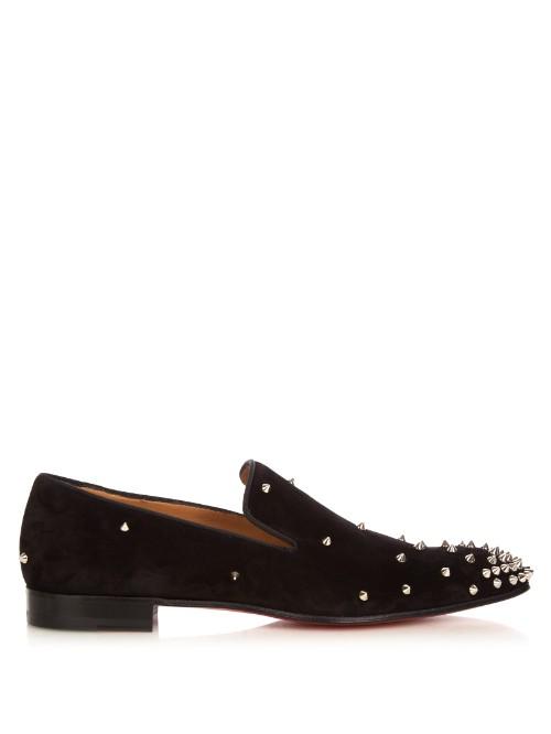 Christian Louboutin Degra Spike-embellished Slip-on Shoe