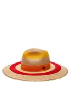 Matchesfashion.com Fil Hats - Fuji Sun Wide Brim Straw Hat - Womens - Multi