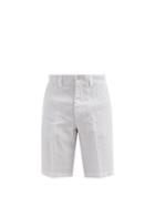 Matchesfashion.com 120% Lino - Straight-leg Linen Shorts - Mens - Light Blue