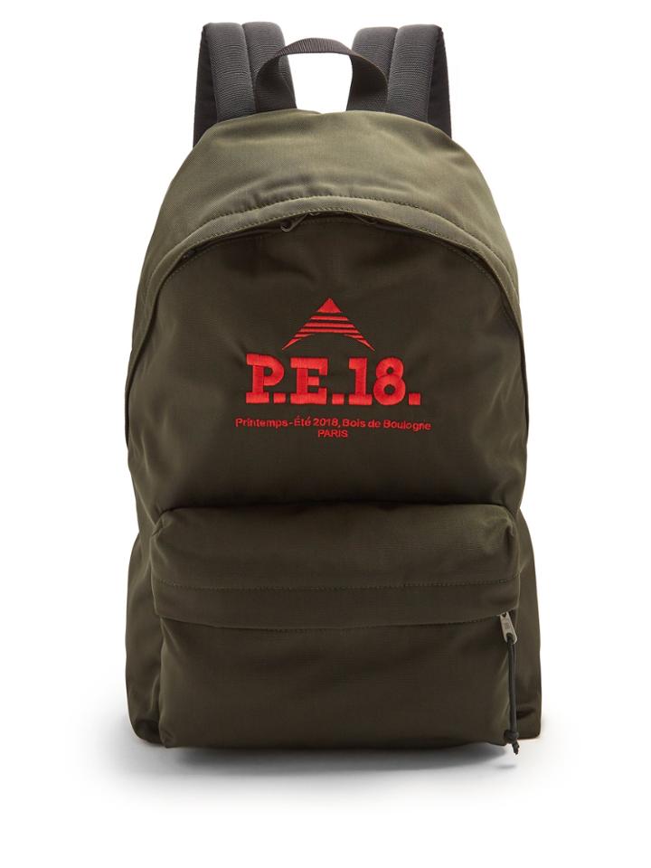 Balenciaga P.e 18 Embroidered Backpack