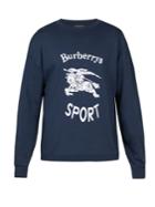 Burberry Logo-print Cotton-blend Sweatshirt