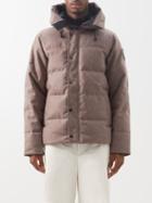 Canada Goose - Macmillan Wool-blend Down Short Parka - Mens - Beige