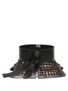 Matchesfashion.com Loewe - Obi Woven Leather Belt - Womens - Black