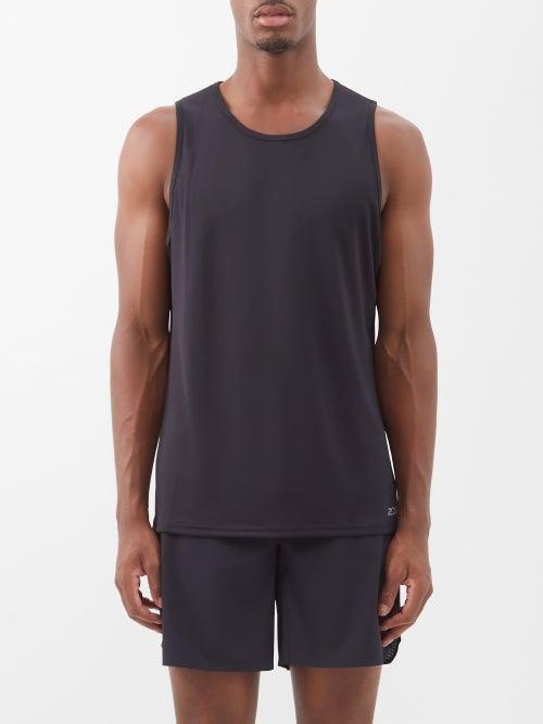 2xu - Aero Recycled Technical-jersey Tank Top - Mens - Black