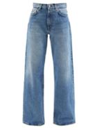 Molly Goddard - Joan Floral-appliqu Wide-leg Jeans - Womens - Mid Denim