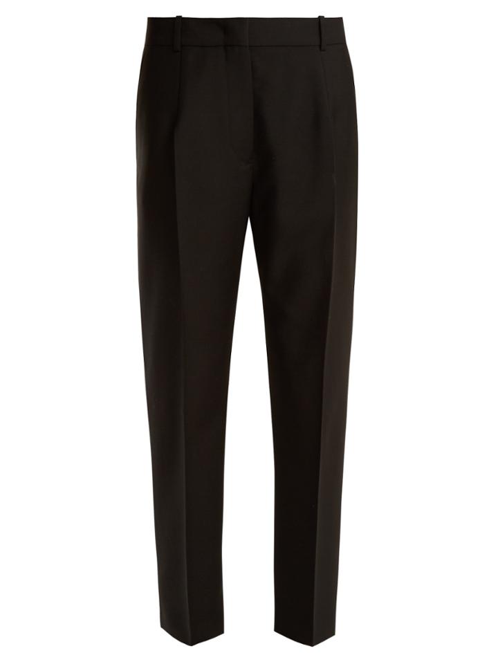 Jil Sander Enea Wool And Mohair-blend Straight-leg Trousers