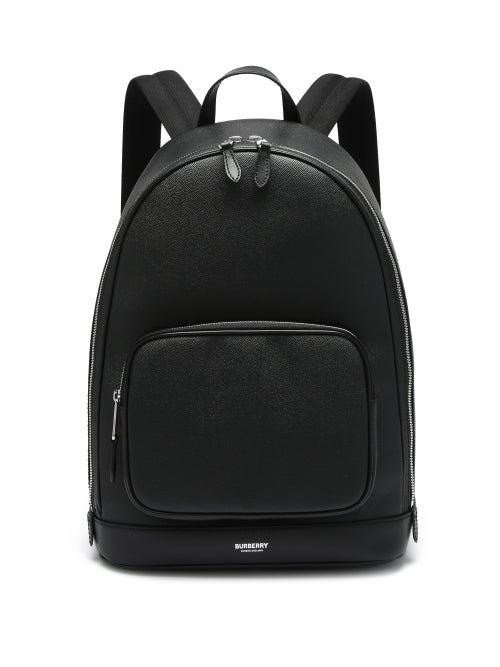 Matchesfashion.com Burberry - Rocco Palmellato-leather Backpack - Mens - Black