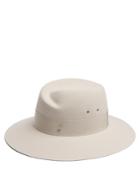 Maison Michel Virginie Rabbit-fur Felt Fedora Hat