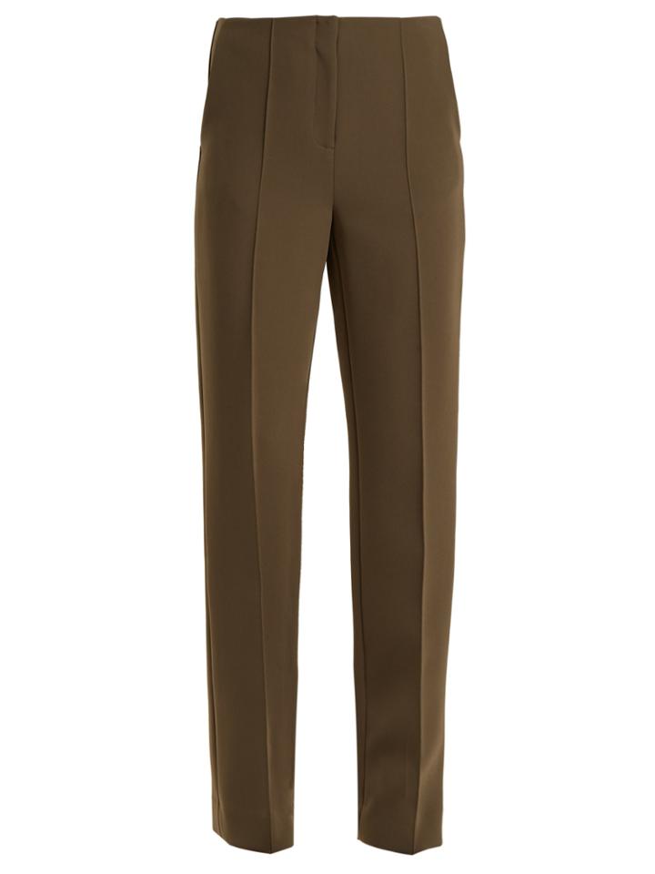 Diane Von Furstenberg Straight-leg Crepe Trousers