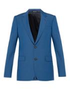 Matchesfashion.com Alexander Mcqueen - Wool Blend Suit Jacket - Mens - Blue
