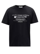 Mens Rtw Givenchy - Logo-print Cotton-jersey T-shirt - Mens - Black
