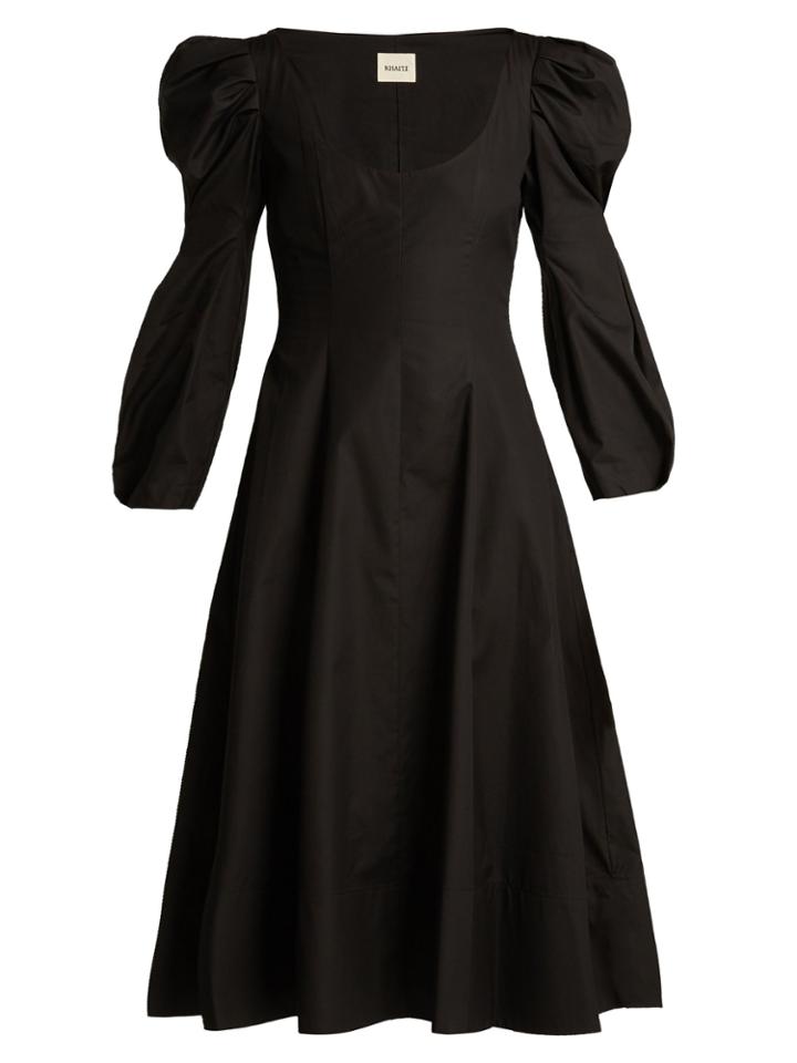 Khaite Edwina Bodice Cotton Dress