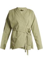 Rachel Comey Hugh Long-sleeved Cotton-twill Wrap Jacket