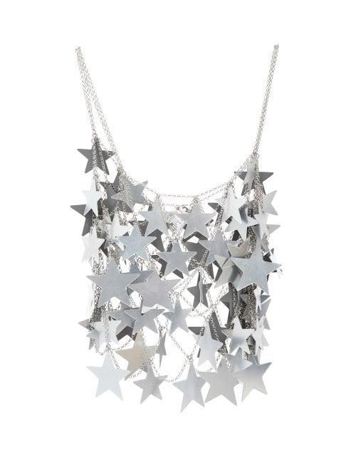 Paco Rabanne - Star Chainmail Camisole - Womens - Silver