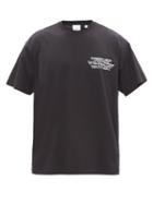 Mens Rtw Burberry - Abel Logo-print Cotton-jersey T-shirt - Mens - Black