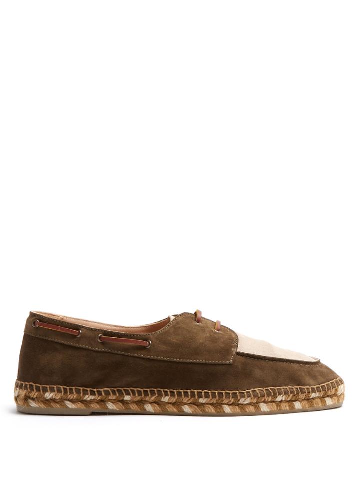 Castañer Espadrille-sole Suede Deck Shoes