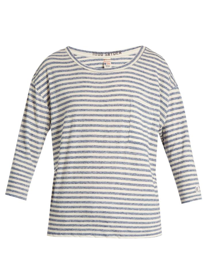 Todd Snyder + Champion Striped Jersey T-shirt