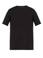 Matchesfashion.com Helmut Lang - Logo Print Cotton T Shirt - Mens - Black