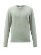 Matchesfashion.com Sunspel - Cotton-jersey Sweatshirt - Mens - Light Khaki
