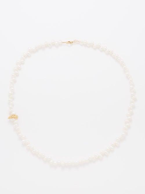 Alighieri - La Calliope Pearl & 24kt Gold-plated Necklace - Mens - Gold