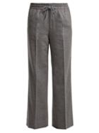 Matchesfashion.com Undercover - Straight Leg Cashmere Trousers - Womens - Light Grey