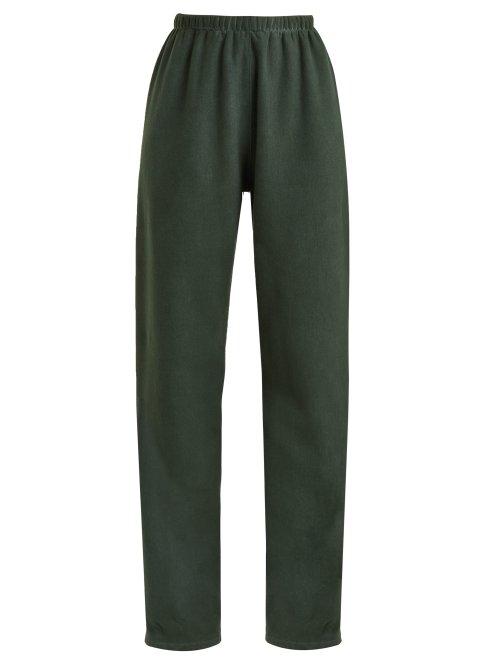 Matchesfashion.com Vetements - Hem Hole Track Pants - Womens - Dark Green