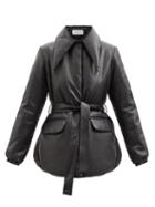 16arlington - Genoa Padded Leather Jacket - Womens - Black