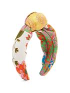 Figue Loulou Graphic-print Crepe Headband