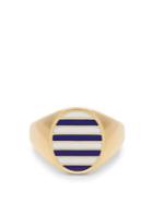 Jessica Biales Enamel & Yellow-gold Ring