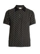 Maison Margiela Short-sleeved Cotton-weave Polo Shirt