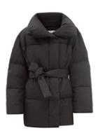 Acne Studios - Belted Quilted Down Jacket - Womens - Black