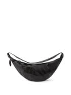 Ladies Bags Lemaire - Croissant Large Coated-linen Cross-body Bag - Womens - Black