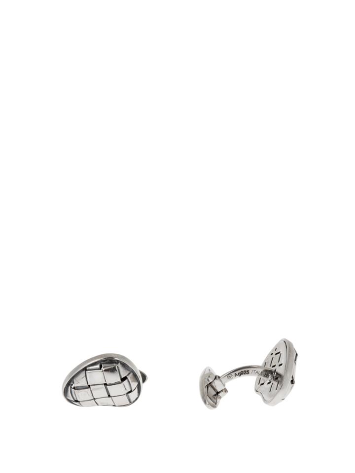 Bottega Veneta Intrecciato-woven Cufflinks