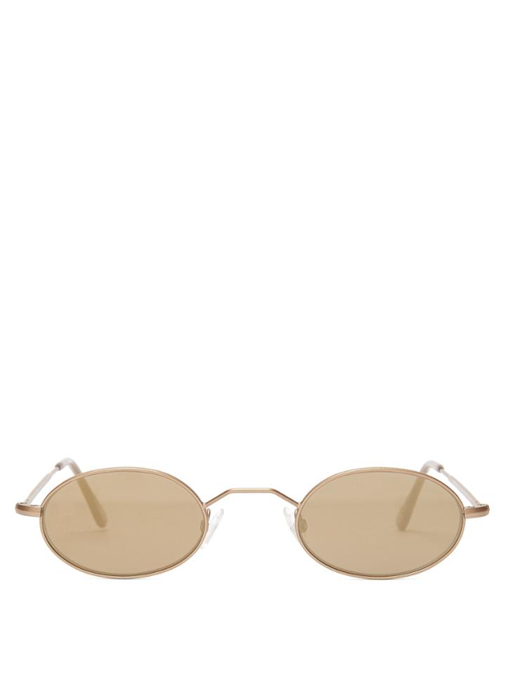 Andy Wolf Armstrong Oval-frame Sunglasses