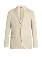 Calvin Klein Collection Single-breasted Cotton And Linen-blend Blazer
