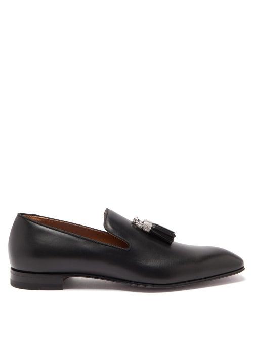 Matchesfashion.com Christian Louboutin - Rivalian Tassel Leather Loafers - Mens - Black