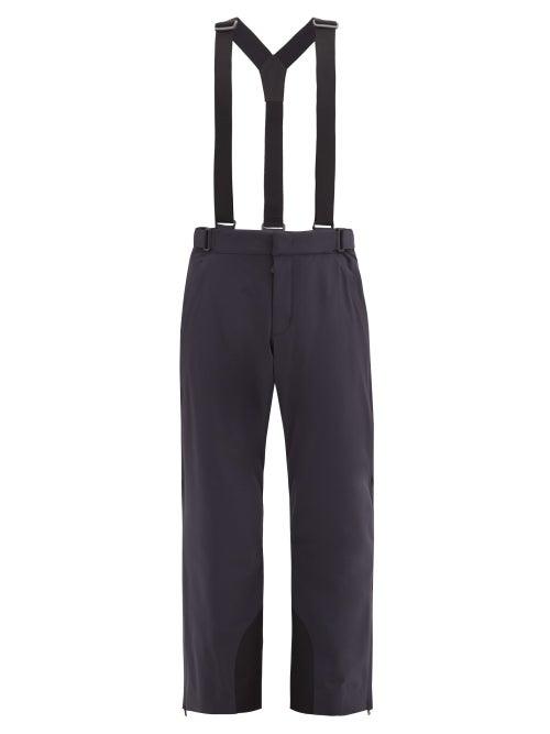 Matchesfashion.com Moncler Grenoble - Dungaree-strap Snowboarding Trousers - Mens - Dark Navy