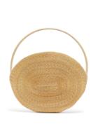 Matchesfashion.com Eliurpi - Maxi Wooden-handle Straw Tote Bag - Womens - Beige