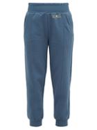 Matchesfashion.com Adidas By Stella Mccartney - Ess Cotton Blend Track Pants - Womens - Blue