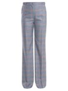 Gabriela Hearst Vesta Checked Wool And Silk-blend Trousers