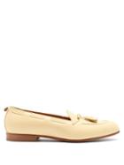 Matchesfashion.com Gucci - Quentin Tassel Leather Loafers - Mens - Cream