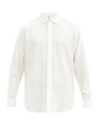 Matchesfashion.com Aldo Maria Camillo - Double-cuff Silk Dress Shirt - Mens - Cream