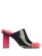 Marques'almeida M And A Letter-heel Fur-insole Mules