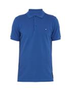 Fendi Logo-patch Cotton Polo Shirt