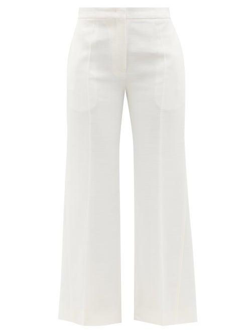 Jil Sander - Technical Kick-flare Trousers - Womens - White