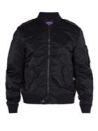 Ralph Lauren Purple Label Chiswell Gunners Ribbed Nylon Bomber Jacket