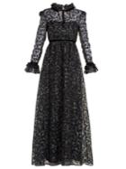 Goat Giovanna Floral-print Organza Gown