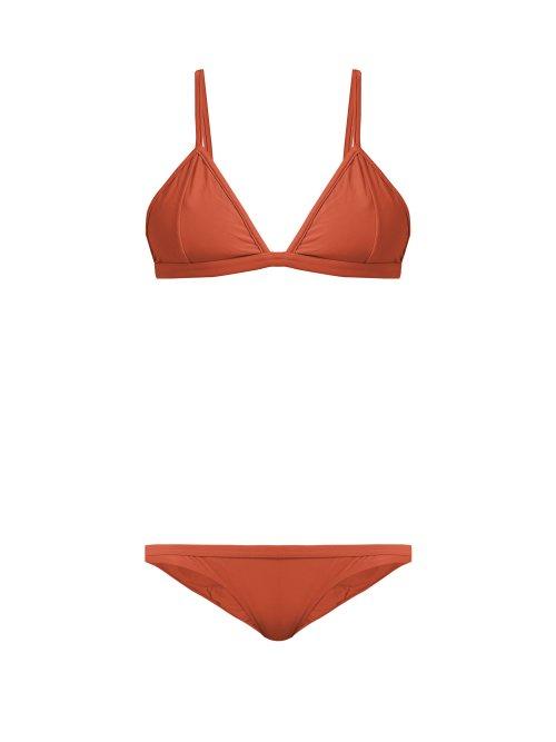 Matchesfashion.com Haight - Taping Triangle Bikini - Womens - Brown
