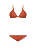 Matchesfashion.com Haight - Taping Triangle Bikini - Womens - Brown
